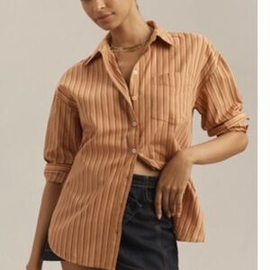 Anthropologie The Bennet Buttondown Shirt by Maeve
Sz:XS